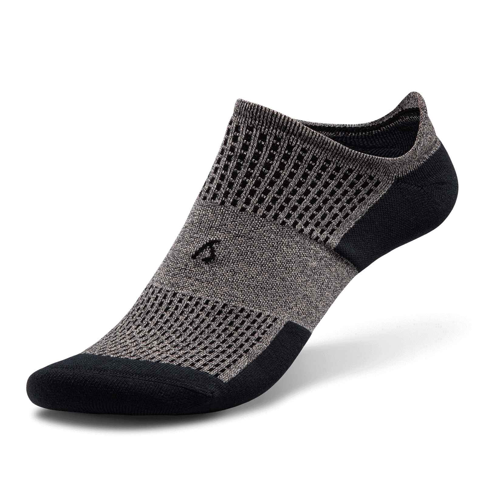 PPS1ASH1 SOCK TOE GLOBAL TRINO PACERS-LOW ASH