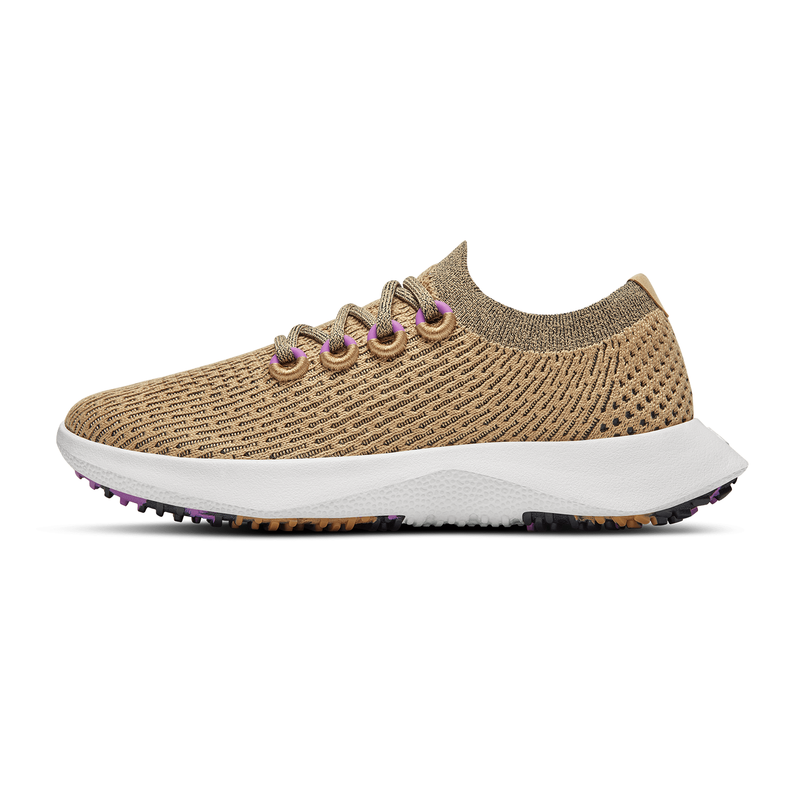 AA002AW Shoe Left Global Womens Tree Dasher 2 HazyBeige LuxPurple Nat White