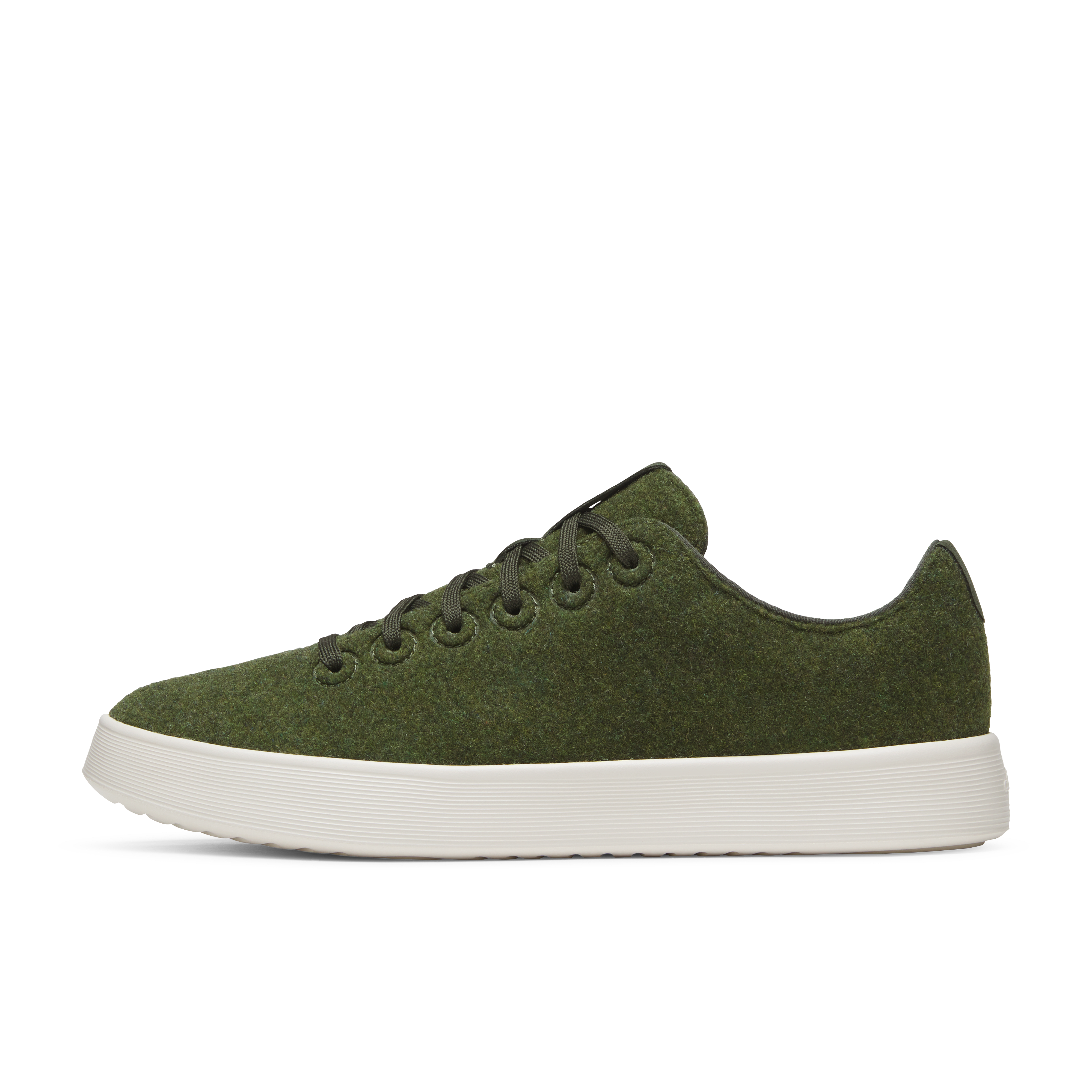 A11693 25Q3 Wool-Cruiser-Forest-Green-Natural-White-Sole PDP LEFT