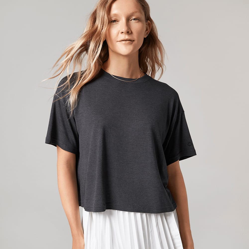 Grid On- Body TrinoXO Tee Natural Grey Female