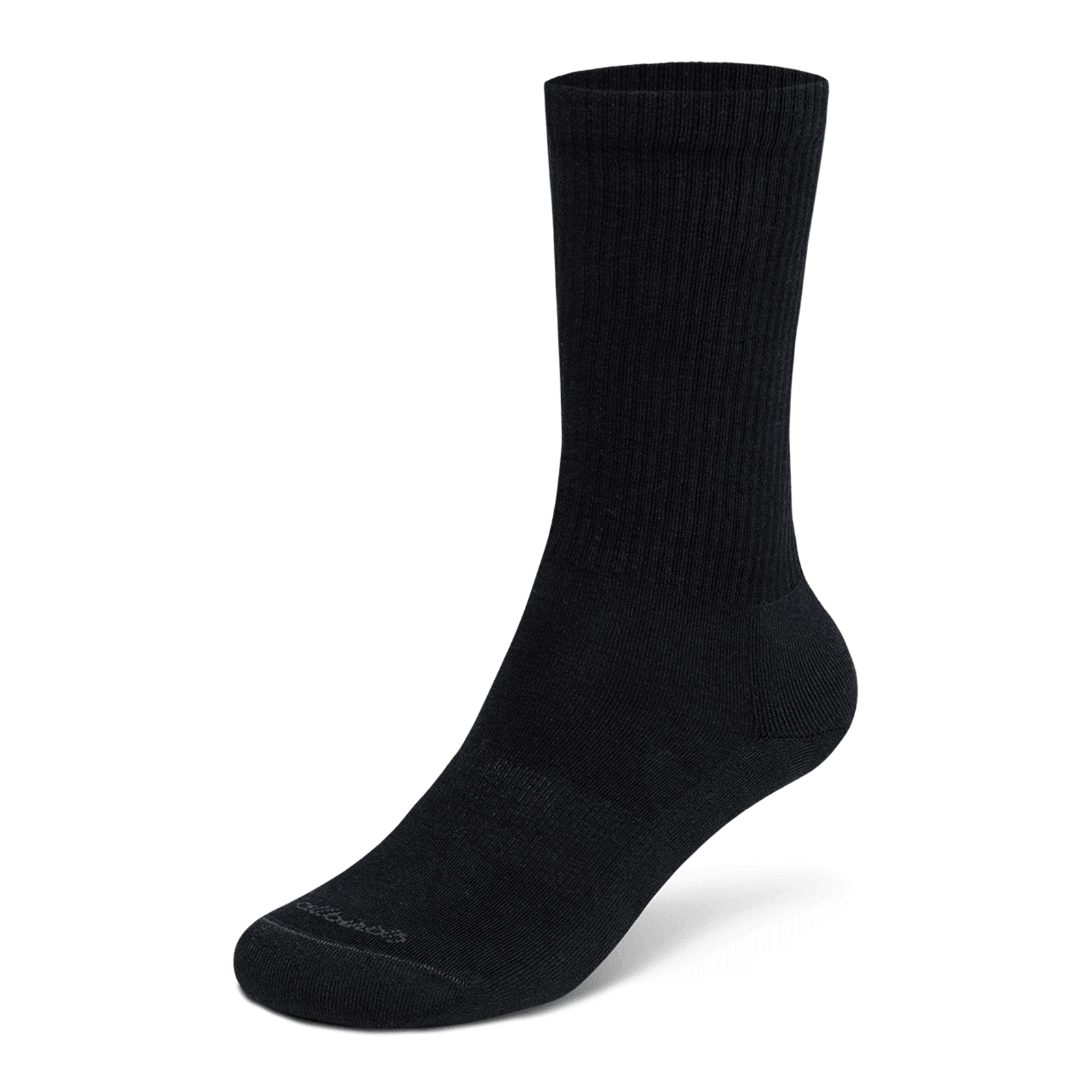 Anytime Crew Sock Natural Black