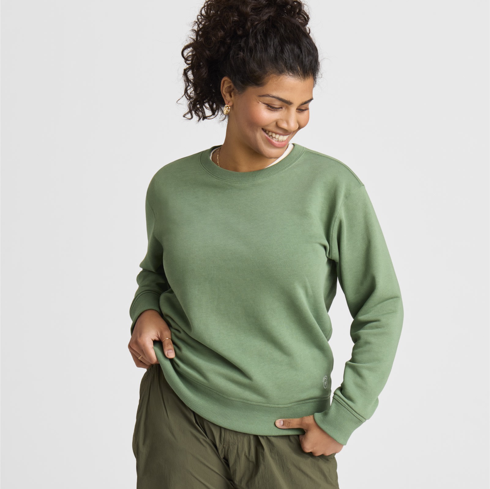 R+R Womens Sweatshirt-Cargo 2817