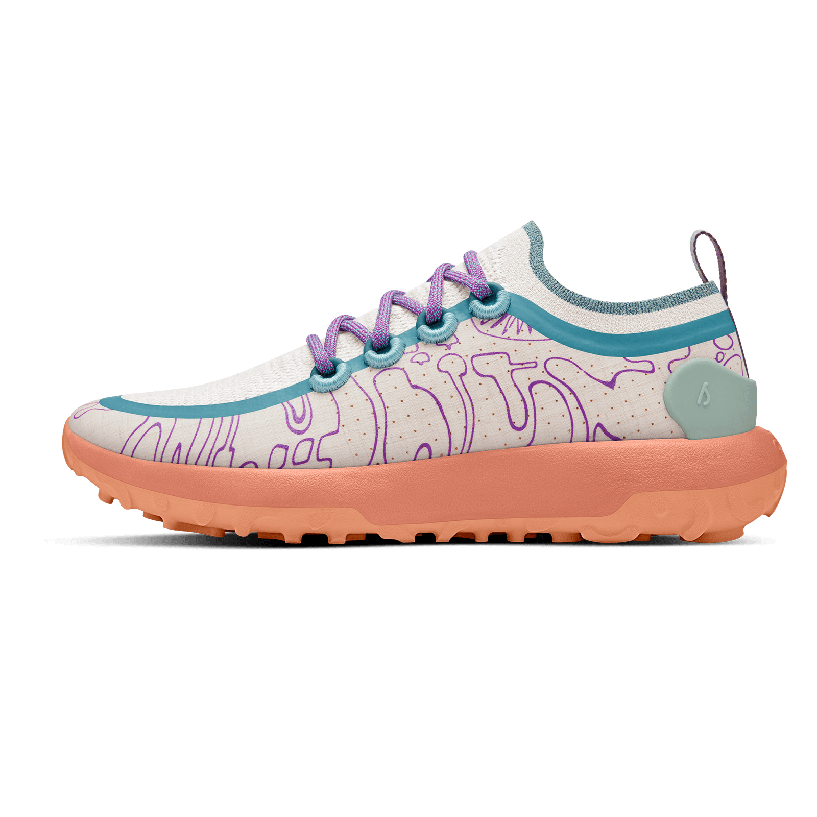 AA000OM SHOE LEFT GLOBAL MENS TRAIL RUNNER Forager White Humid Rust