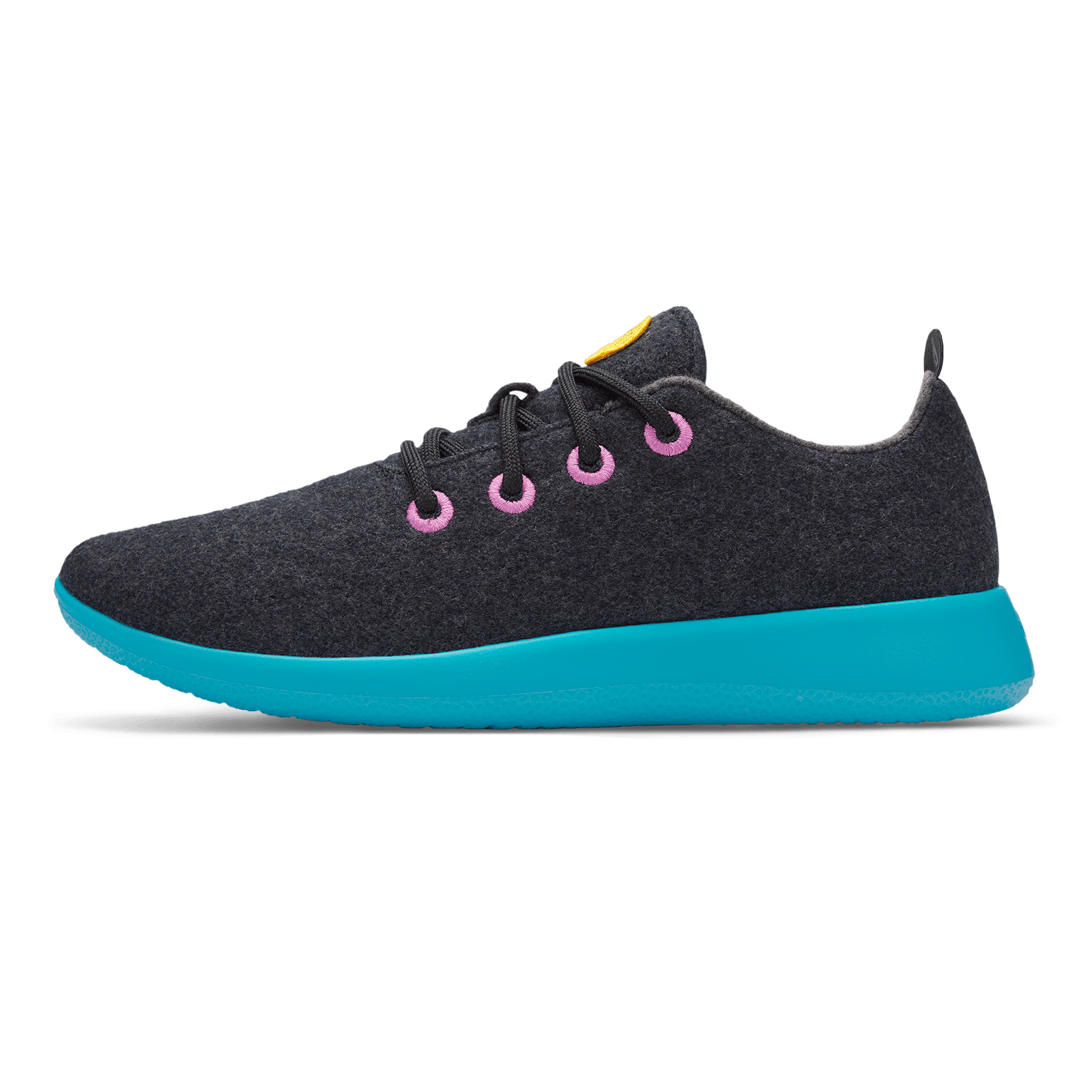 AB0090M SHOE LEFT GLOBAL MENS REGEN WOOL RUNNER NATURAL BLACK THRIVE TEAL