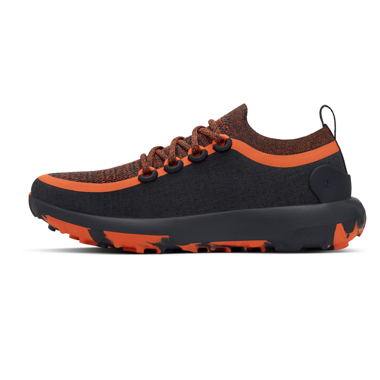 AA001HM SHOE LEFT GLOBAL MENS TRAIL RUNNER SWT NATURAL BLACK BUOYANT ORANGE