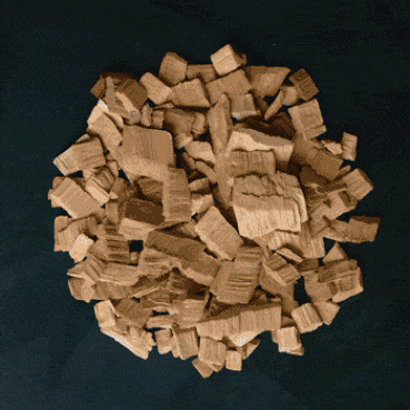 Wood to textile animation